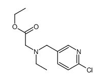 Ethyl 2-(((6-chloropyridin-3-yl)methyl)(ethyl)amino)acetate