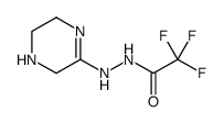 (Z)-2,2,2-Trifluoro-N'-(piperazin-2-ylidene)acetohydrazide
