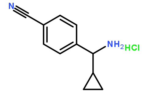 4-((1S)氨基環(huán)丙基甲基)苯甲腈鹽酸鹽