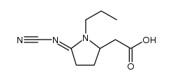 (E)-2-(5-(cyanoimino)-1-propylpyrrolidin-2-yl)acetic acid