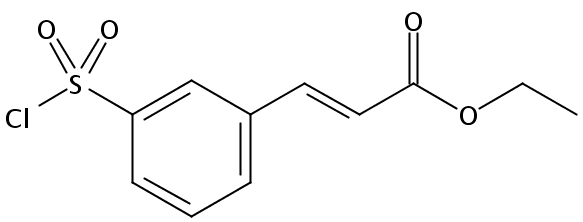 3-(3-氯磺酰基-苯基)-丙烯酸乙酯