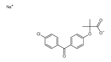 2-(4-(4-氯苯甲酰基)苯氧基)-2-甲基丙酸钠