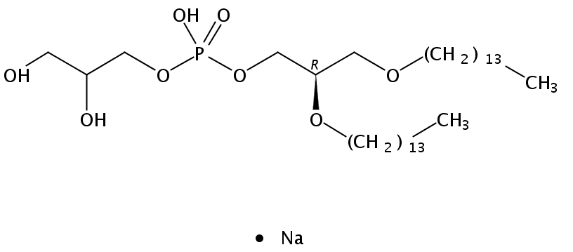 1,2-di-O-tetradecyl-sn-glycero-3-phospho-(1'-rac-glycerol) (sodium salt)