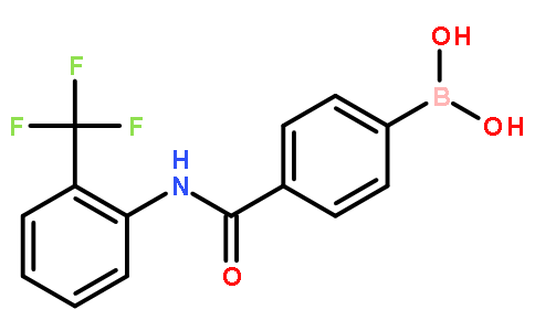N-2-三氟甲基苯基-4-硼苯甲酰胺