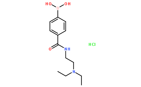 4-[2-(二乙基氨基)乙基氨甲酰基]苯硼酸盐酸盐