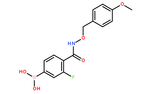 3-氟-4-(4-甲氧基苄氧基氨甲酰基)苯硼酸