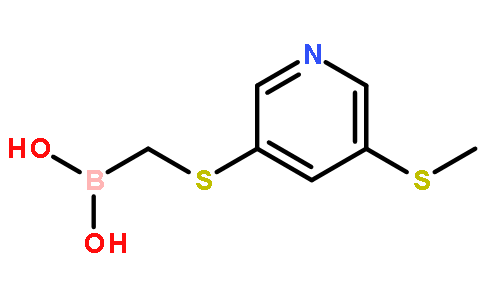 (5-(甲硫基)砒啶-3-基硫)甲基硼酸
