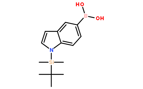 1-TBDMS-吲哚-5-硼酸