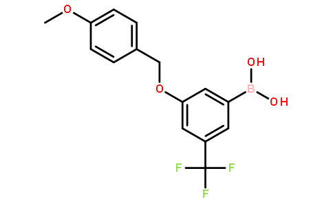 3-(4-甲氧基)苄氧基-5-三氟甲基苯基硼酸