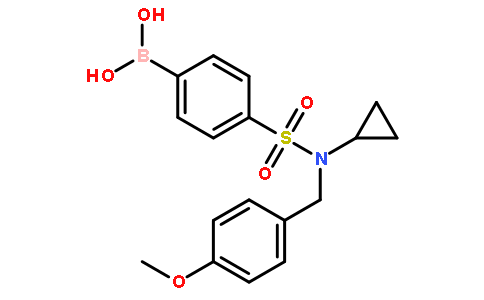 4-[N-环丙基-N-(4-甲氧基苄基)磺酰胺]苯基硼酸