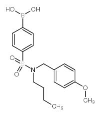 4-[正丁基(4-甲氧基苄基)磺酰胺基]苯硼酸