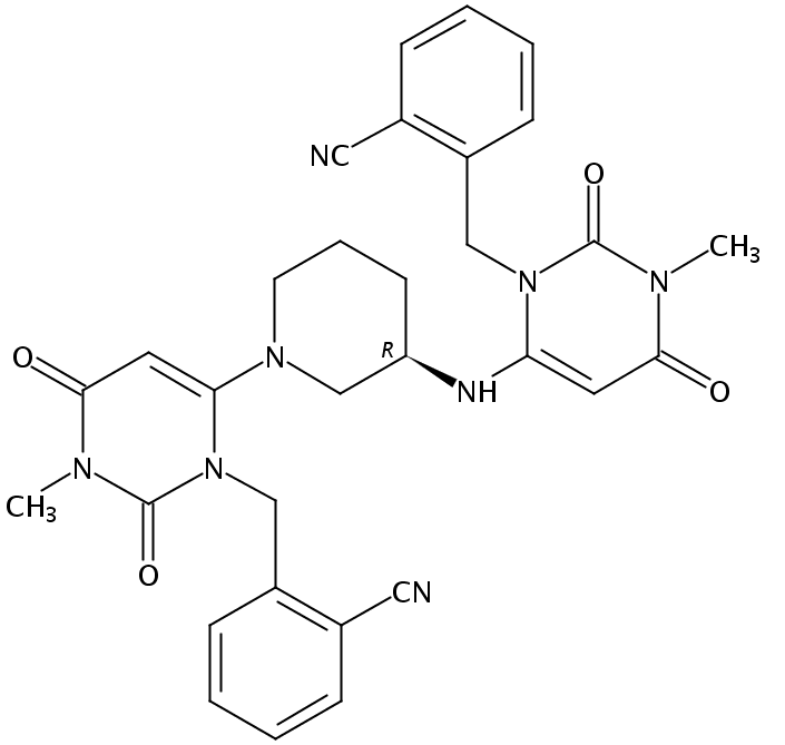 6-Despiperidinyl-6-(alogliptin-Namino-yl) Alogliptin