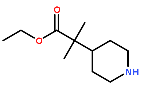 2-甲基-2-(哌啶-4-基)丙酸乙酯