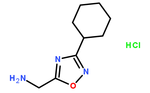 (3-环己基-1,2,4-噁二唑-5-基)甲基胺盐酸盐