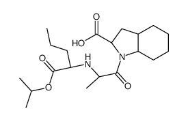 (2S,3aS,7aS)-1-[(2S)-2-[[(2S)-1-oxo-1-propan-2-yloxypentan-2-yl]amino]propanoyl]-2,3,3a,4,5,6,7,7a-octahydroindole-2-carboxylic acid
