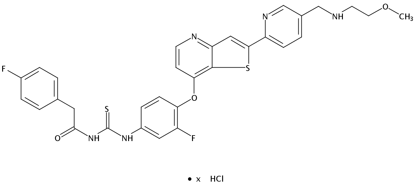 Glesatinib (hydrochloride)
