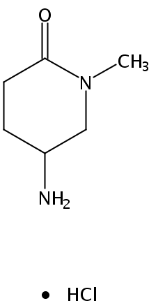 5-Amino-1-methyl-2-piperidinone hydrochloride (1:1)