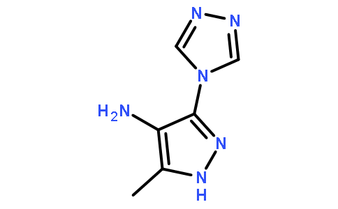 5-甲基-3-(4H-1,2,4-噻唑-4-基)-1H-吡唑-4-胺
