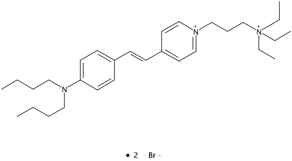 N-(3-三乙基铵丙基)-4-(4-(二丁基氨基)苯乙烯基)吡啶二溴盐