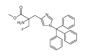 Histidine, α-(fluoromethyl)-1-(triphenylmethyl)-, methyl ester