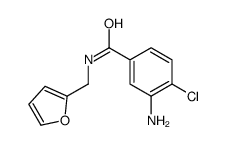 3-氨基-4-氯-N-(2-呋喃基甲基)苯甲酰胺