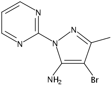 4-溴-3-甲基-1-(2-嘧啶)-1H-吡唑-5-胺