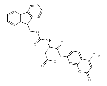 丁酸,3-[[(9H-芴-9-基甲氧基)羰基]氨基]-4-[(4-甲基-2-羰基-2H-1-苯并吡喃-7-基)氨基]-4-羰基-,(3S)-