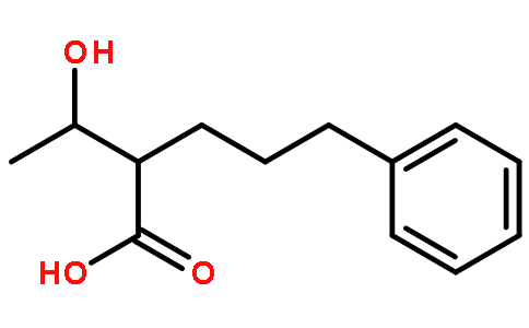 2-(1-Hydroxyethyl)-5-phenylpentanoic acid