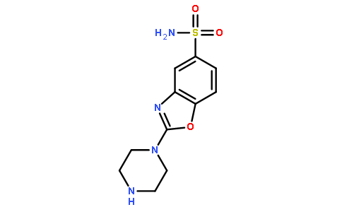 2-哌嗪-1-基-1,3-苯并噁唑-5-磺酰胺