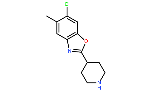 6-氯-5-甲基-2-哌啶-4-基-1,3-苯并噁唑
