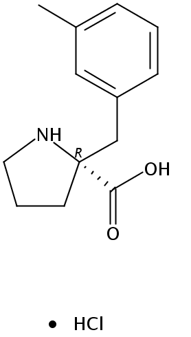 (2R)-2-[(3-methylphenyl)methyl]pyrrolidine-2-carboxylic acid,hydrochloride