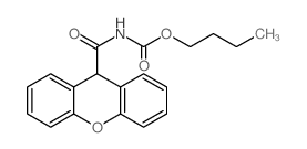 butyl N-(9H-xanthene-9-carbonyl)carbamate