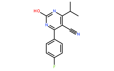 4-(4-氟苯基)-2-羟基-6-异丙基嘧啶-5-腈