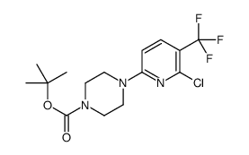 tert-butyl 4-[6-chloro-5-(trifluoromethyl)pyridin-2-yl]piperazine-1-carboxylate