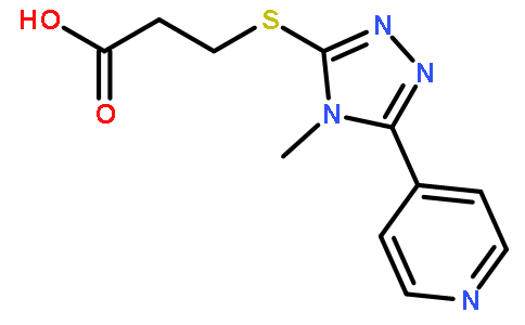 3-(4-甲基-5-吡啶-4-基-4H-[1,2,4]噻唑-3-基磺酰基)-丙酸