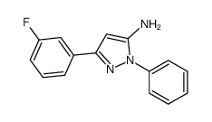 5-(3-fluorophenyl)-2-phenylpyrazol-3-amine