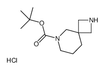 2-Methyl-2-propanyl 2,6-diazaspiro[3.5]nonane-6-carboxylate hydro chloride (1:1)