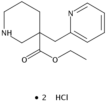 ethyl 3-(pyridin-2-ylmethyl)piperidine-3-carboxylate dihydrochloride
