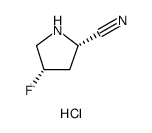 2-​Pyrrolidinecarbonitr​ile, 4-​fluoro-​, hydrochloride (1:1)​, (2S,​4S)​