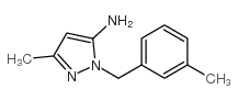 5-methyl-2-[(3-methylphenyl)methyl]pyrazol-3-amine