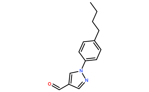 1-（4-丁基苯基）-1H-吡唑-4-甲醛