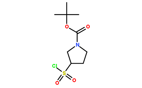 3-(氯磺酰基)吡咯烷-1-甲酸叔丁酯