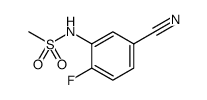 n-(5-氰基-2-氟苯基)-甲烷磺酰胺