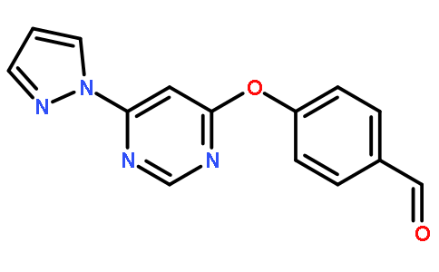 4 - {[6-（1H-吡唑-1-基）-4-嘧啶基]氧基}苯甲醛