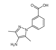 3-(4-amino-3,5-dimethylpyrazol-1-yl)benzoic acid