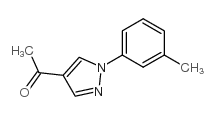 1-[1-(3-methylphenyl)pyrazol-4-yl]ethanone