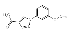 1-[1-(3-methoxyphenyl)pyrazol-4-yl]ethanone