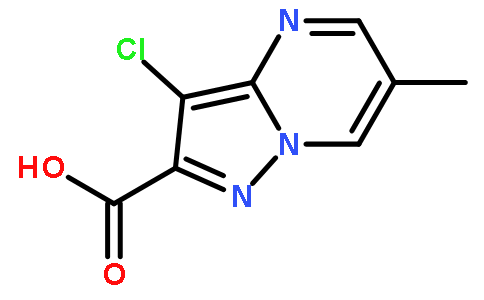 3-氯-6-甲基吡唑并[1,5-a]嘧啶-2-羧酸