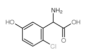 2-amino-2-(2-chloro-5-hydroxyphenyl)acetic acid