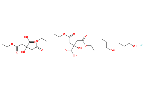 双(二乙基柠檬酸)二丙醇锆(IV)